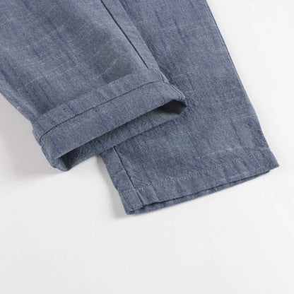 Girls Blue Cotton Trousers