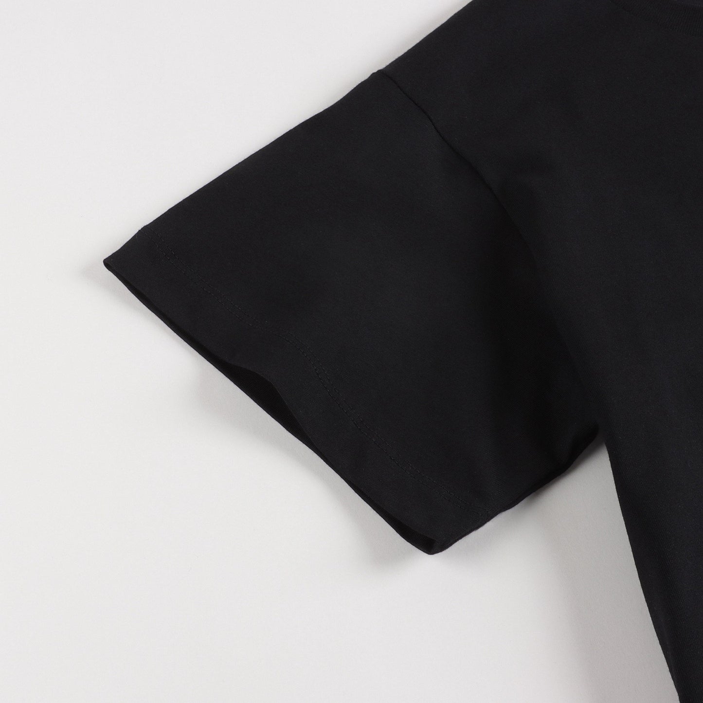 Girls Black Logo Cotton Dress