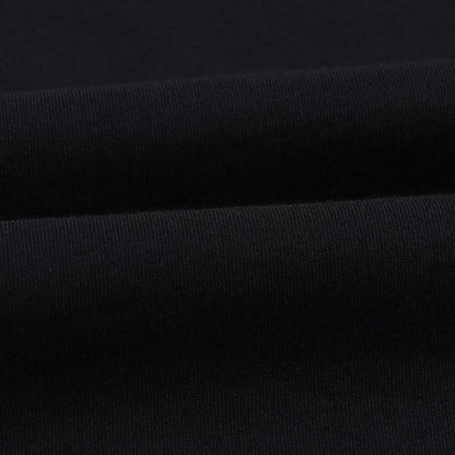 Girls Black Logo Cotton Dress
