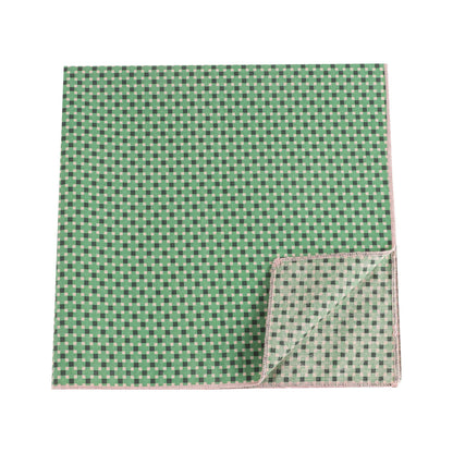 Girls Green Dots Cotton Scarf