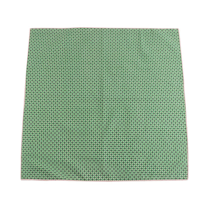 Girls Green Dots Cotton Scarf