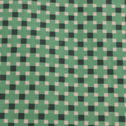 Girls Green Dots Cotton Scarf