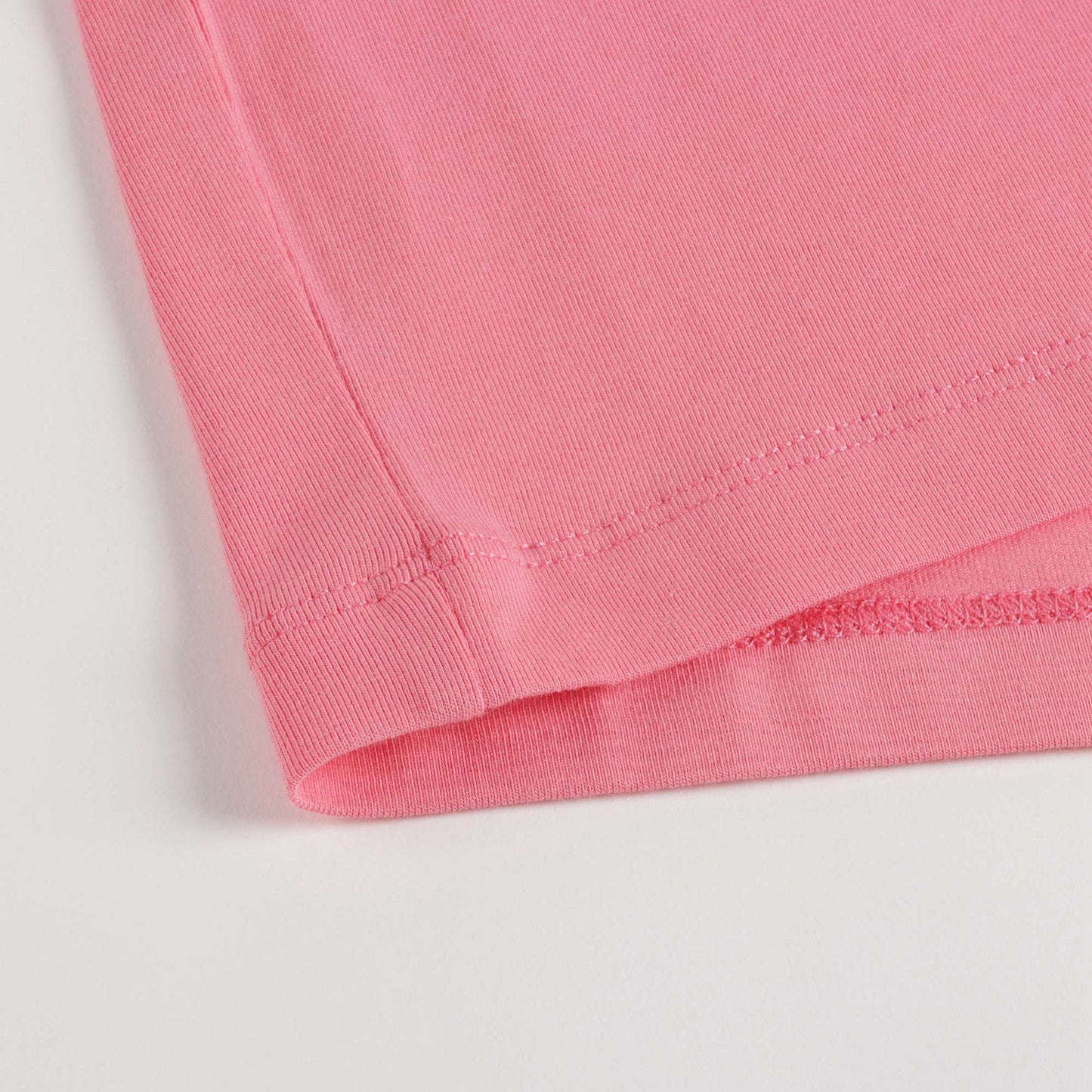 Girls Pink Stripe Cotton T-Shirt
