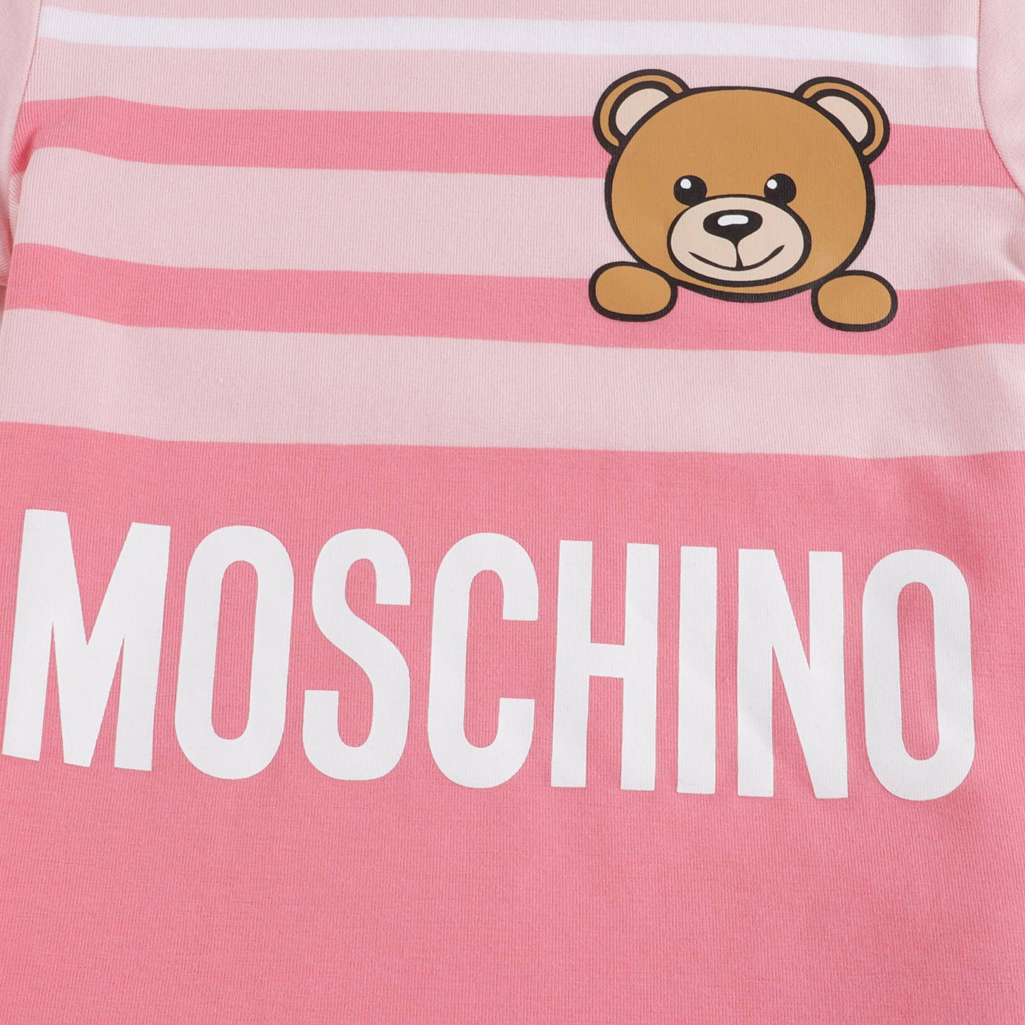 女婴粉色条纹棉T恤