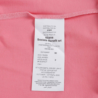 Baby Girls Pink Stripe Cotton Dress