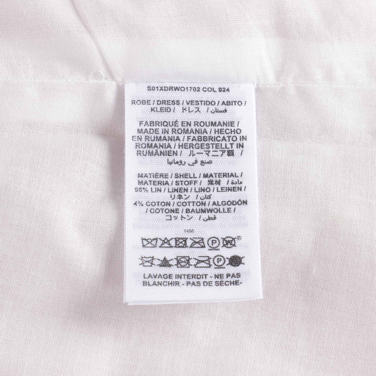 女婴粉色刺绣棉连衣裙