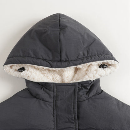 Boys & Girls Smoke Grey Padded Down Jacket
