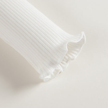 Girls White Turtleneck