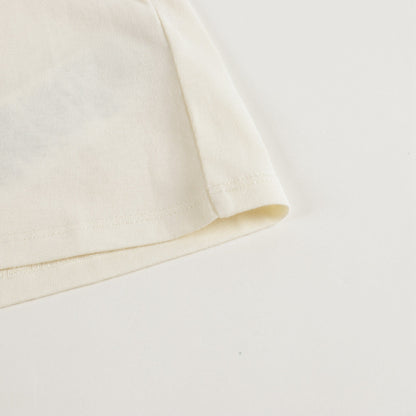 Baby Boys & Girls Off White Print T-Shirt