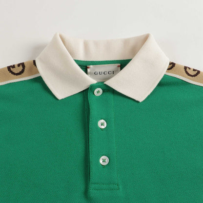 Boys Green GG Poloshirt