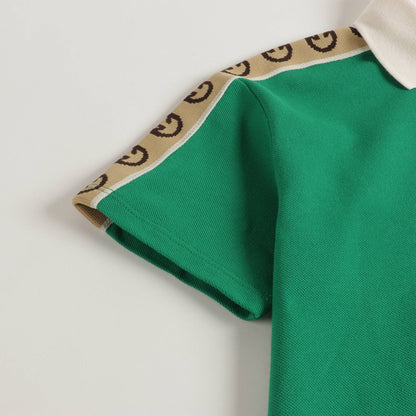 Boys Green GG Poloshirt