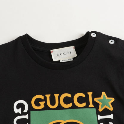 Baby Boys & Girls Black GG T-Shirt
