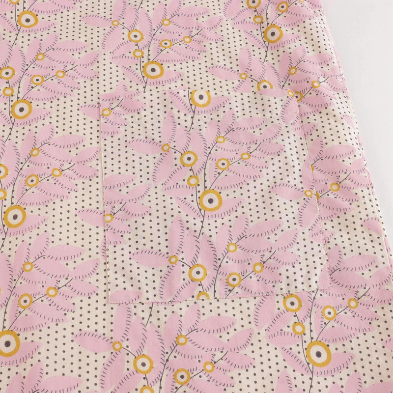Girls Pink Flower Cotton Dress