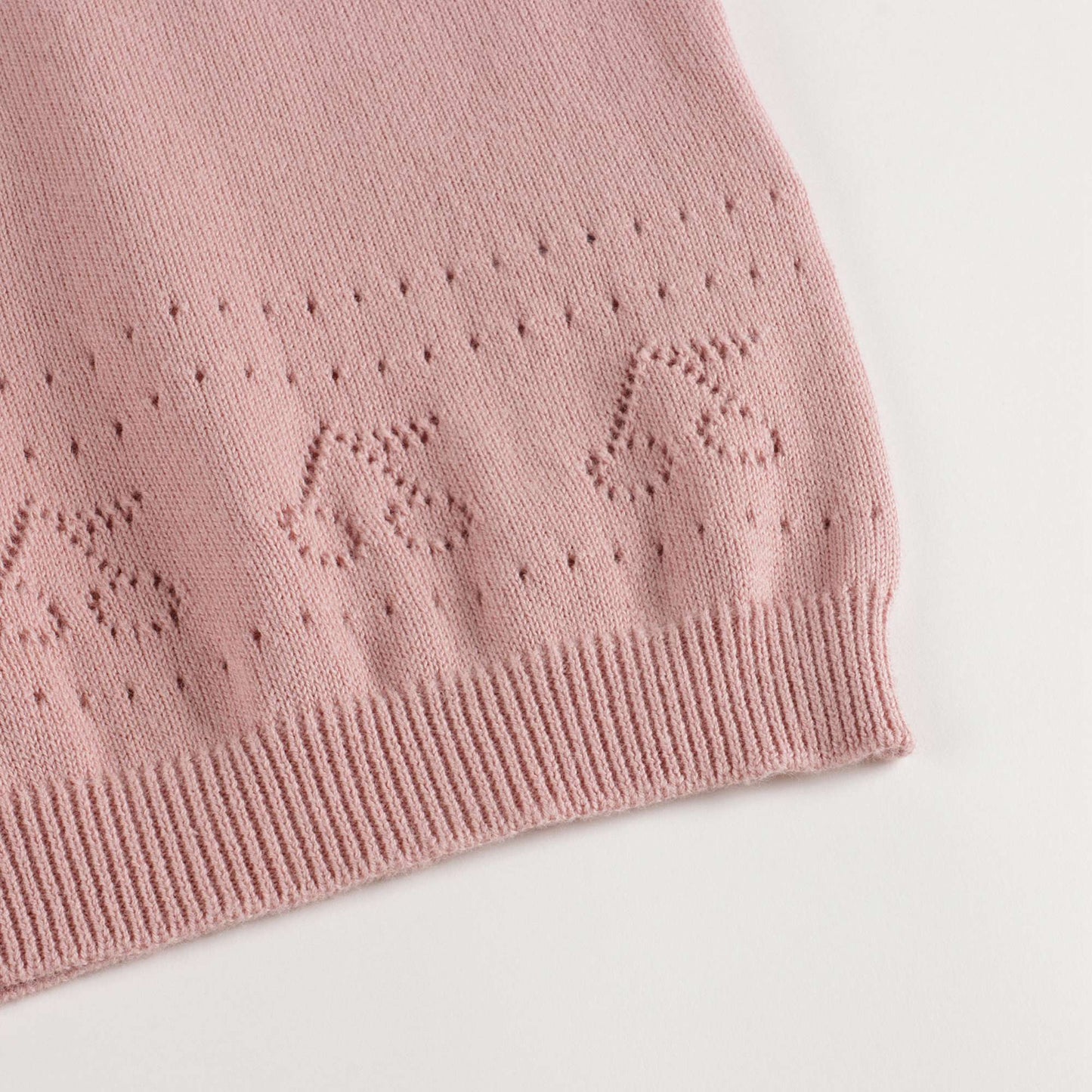 Girls Dark Pink Logo Cotton Vest