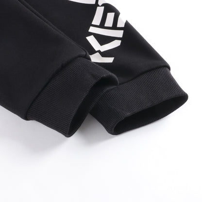 男童黑色Logo长裤