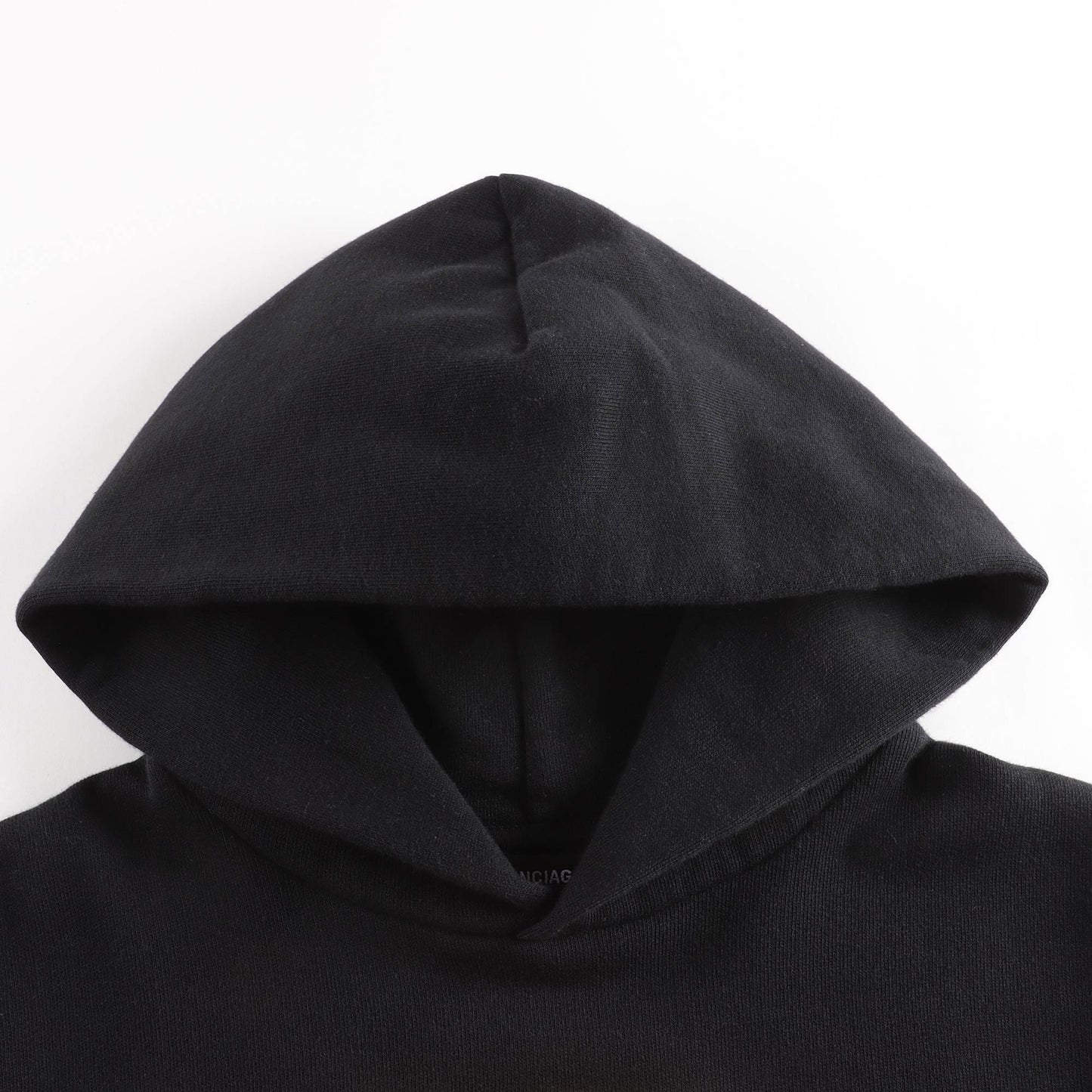 儿童黑色连帽棉卫衣