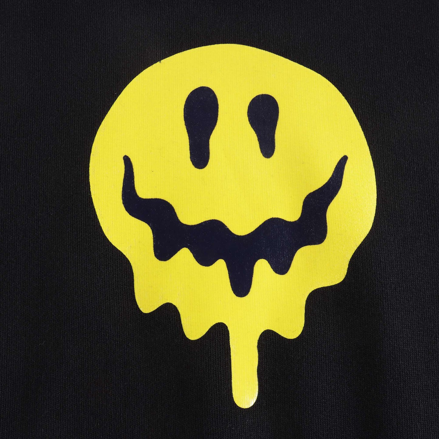 儿童黑色连帽棉卫衣