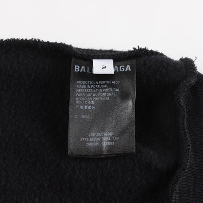 儿童黑色连帽棉卫衣