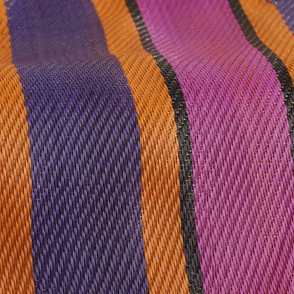 紫色条纹Logo手提袋(39x31cm)