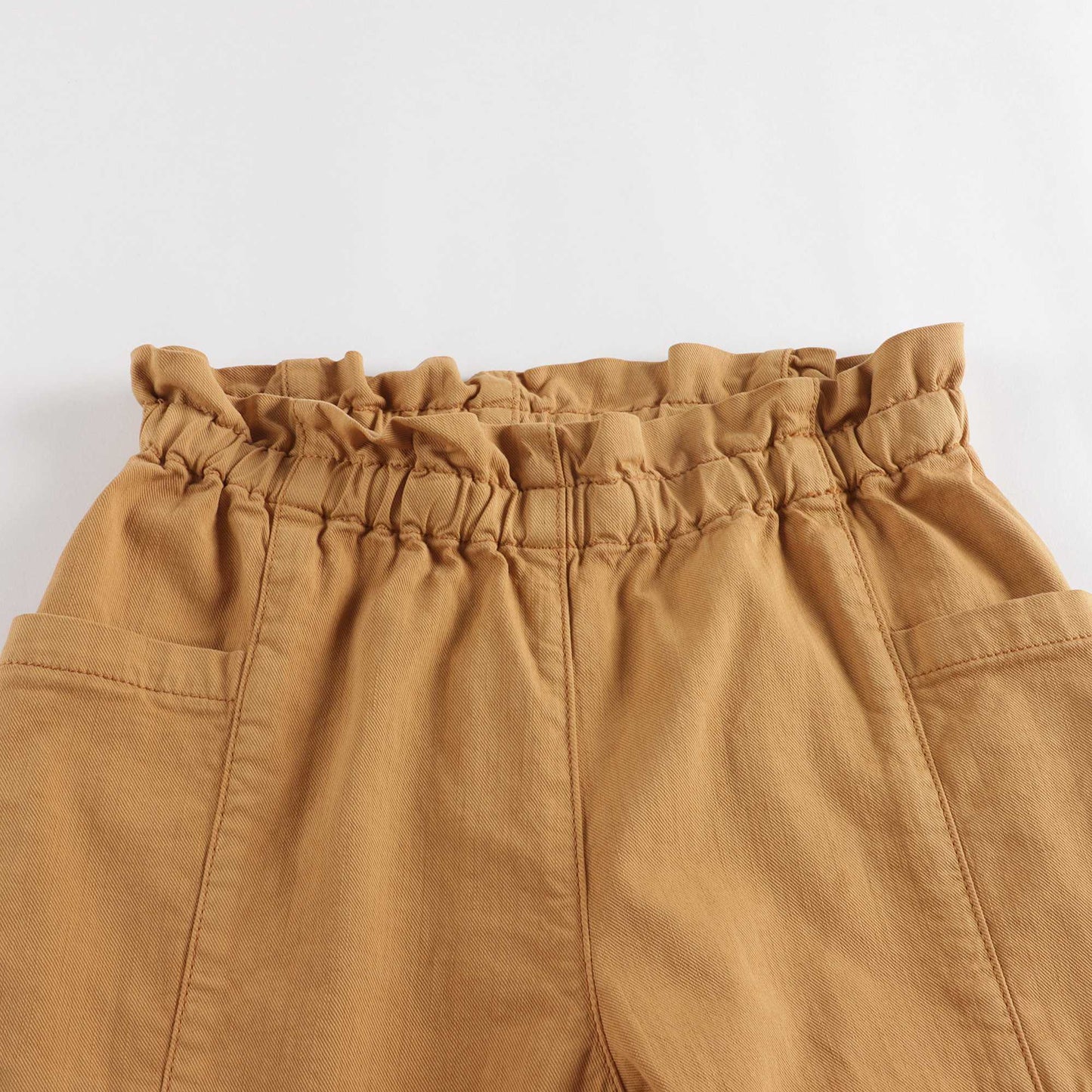 女童蜜糖色棉长裤