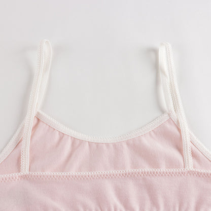 女童彩色棉内衣套装 (2件)