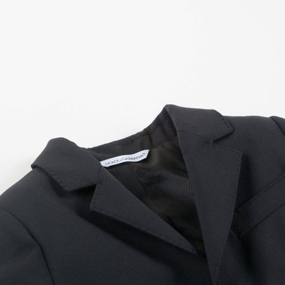 Baby Boys Black Wool Tuxedo