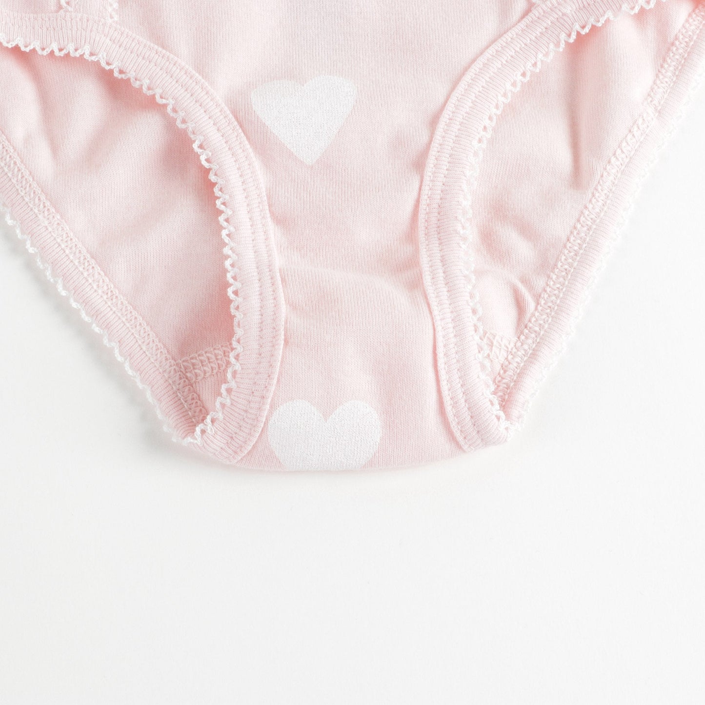 Girls Multicolor Hearts Underwear Set ( 3 Pieces )