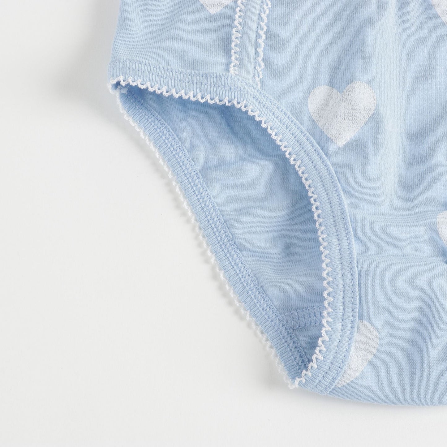 Girls Multicolor Hearts Underwear Set ( 3 Pieces )