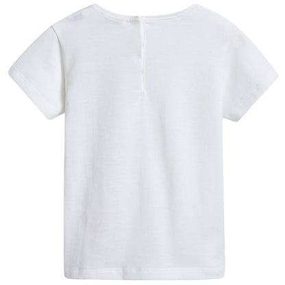 Baby  Girls   White   鈥淟OVE鈥?  Cotton   T-shirt