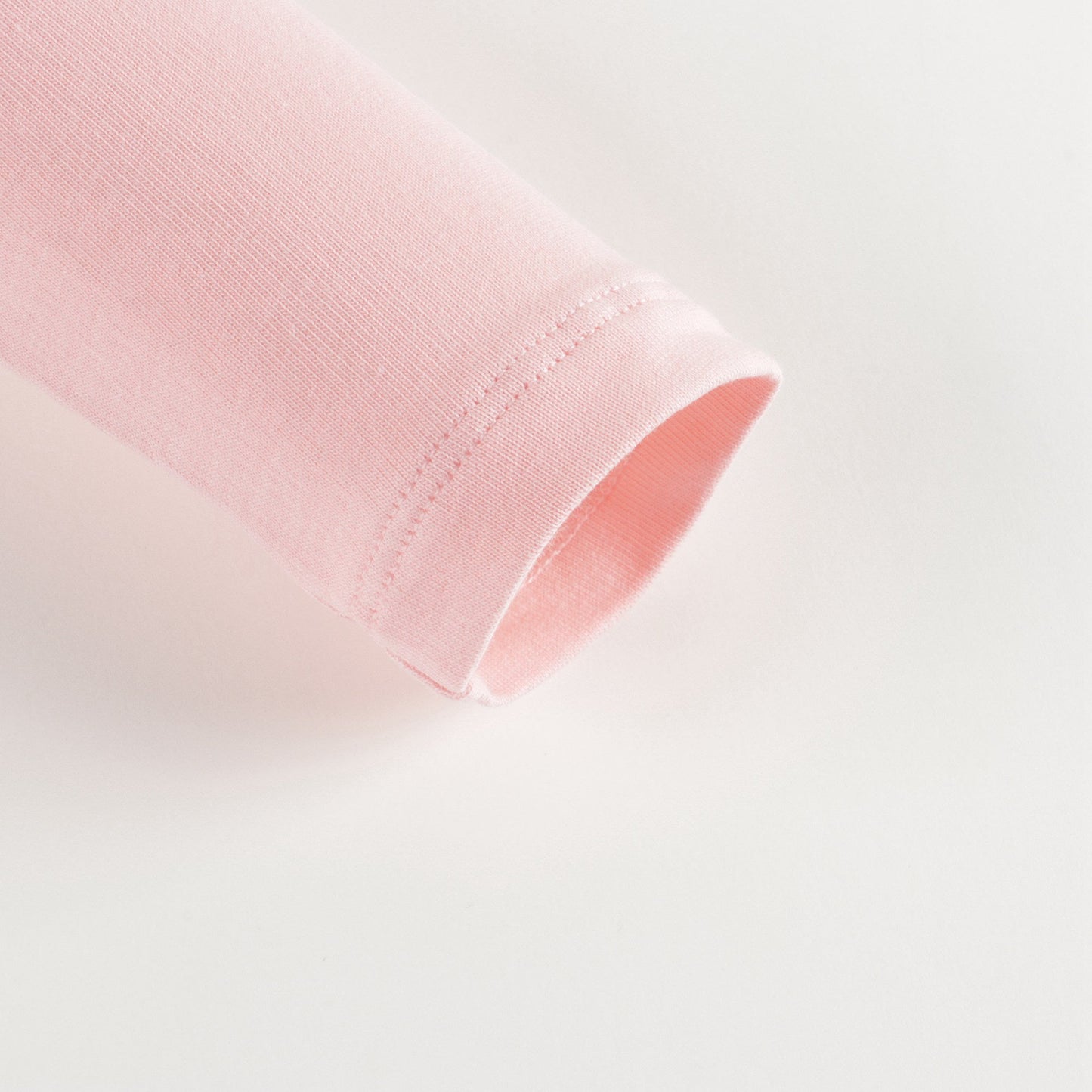 女婴粉色Logo棉连帽衫