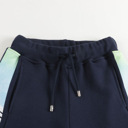 男童黑色Logo棉短裤