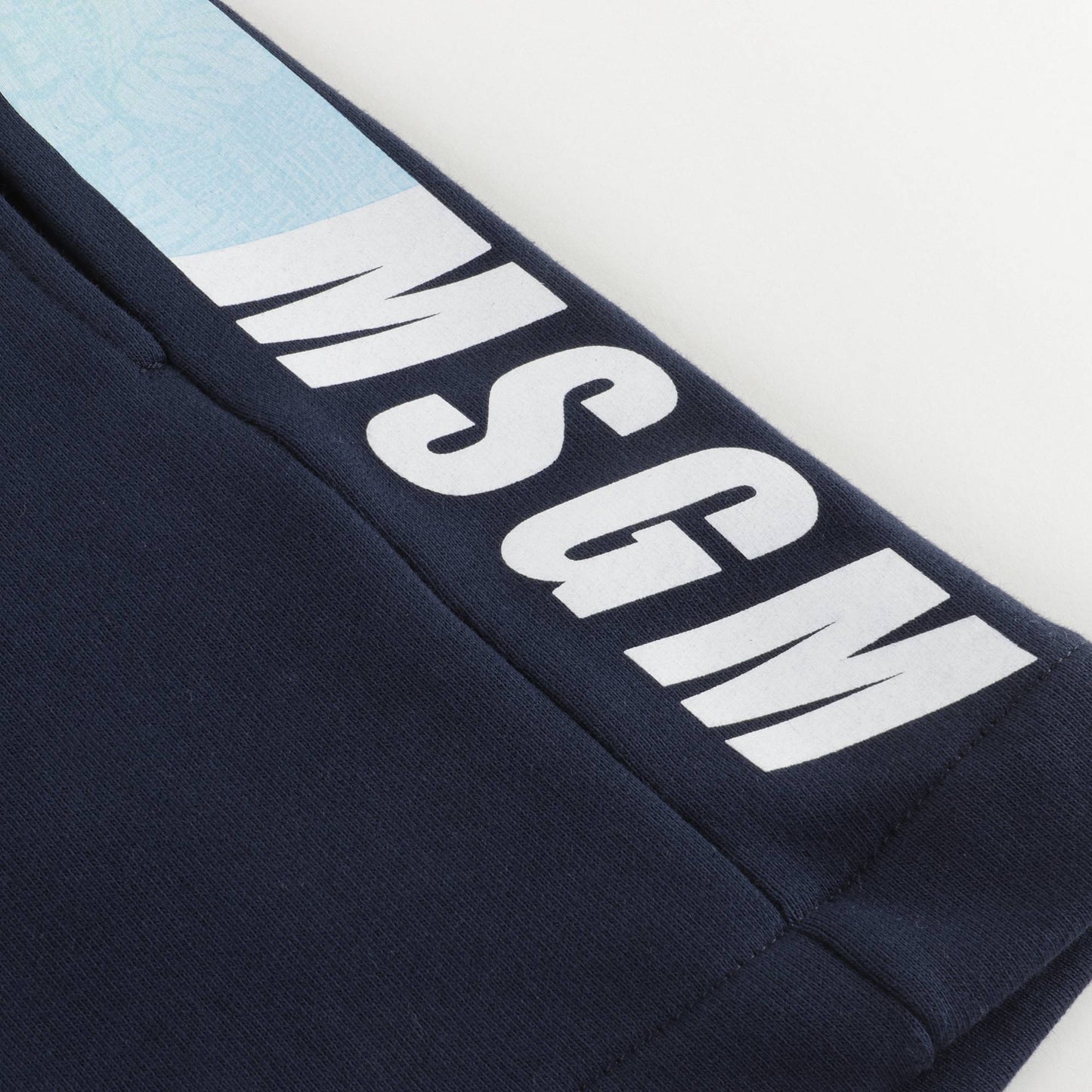 男童黑色Logo棉短裤