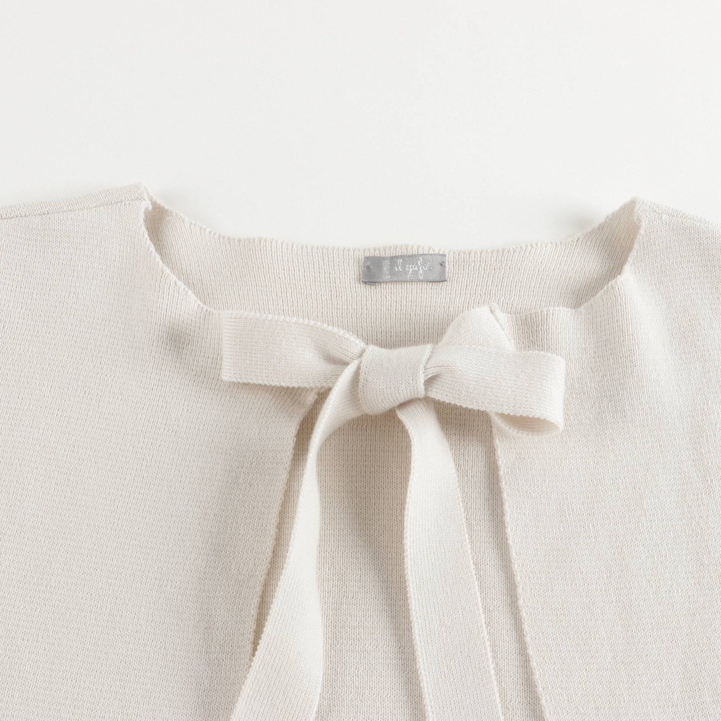 女童白色棉开衫