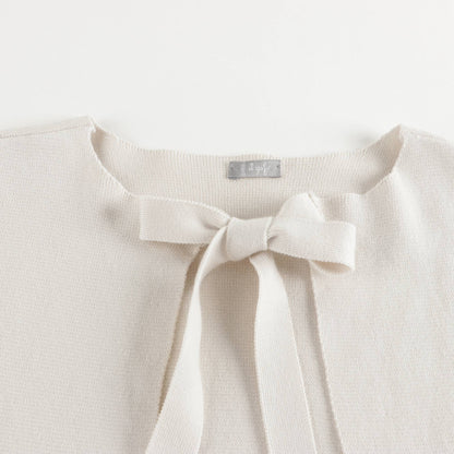 女童白色棉开衫