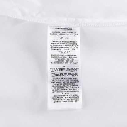 Boys White Cotton Shirt