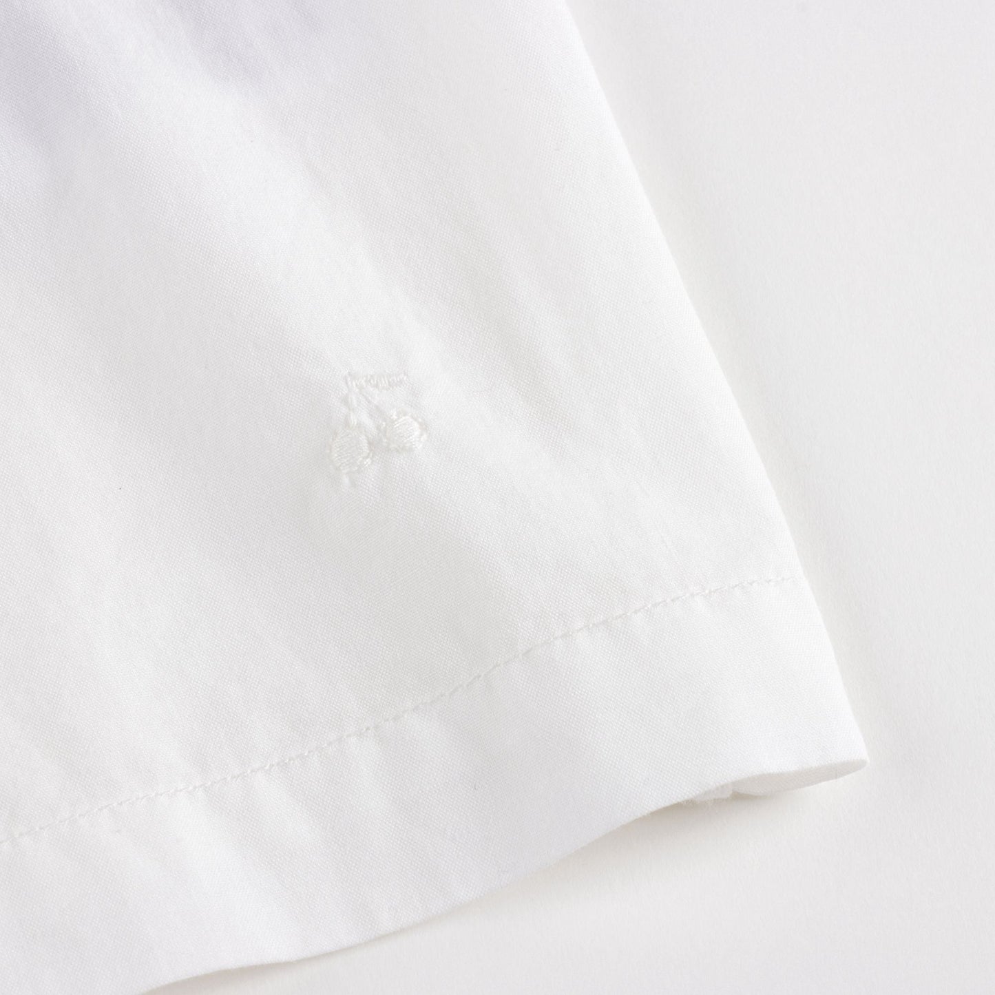 Girls White Cotton T-Shirt