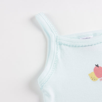 女婴彩色棉连体衣套装 (3件)