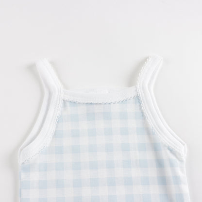 女婴彩色棉连体衣套装 (3件)