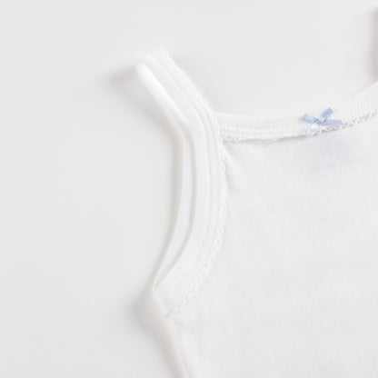 女婴彩色棉连体衣套装 (3件)