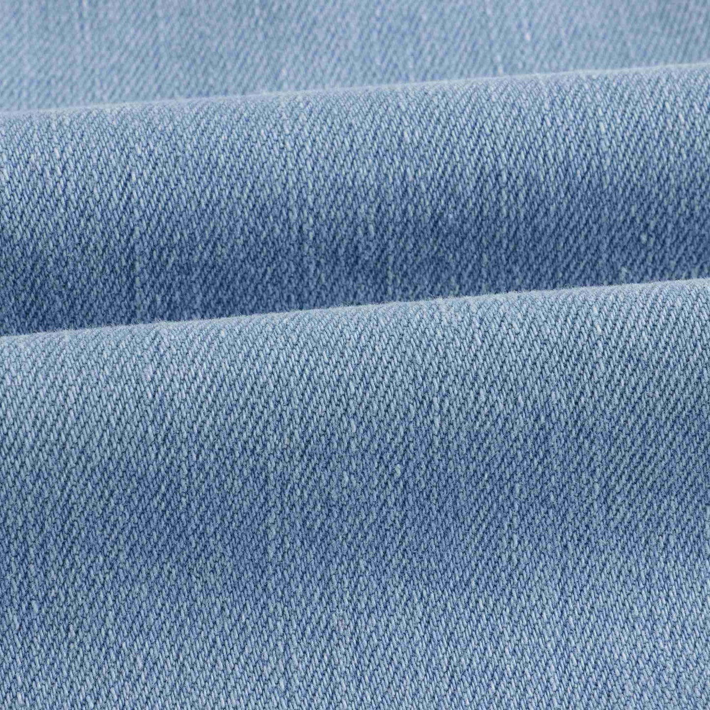 Girls Light Blue Cotton Trousers