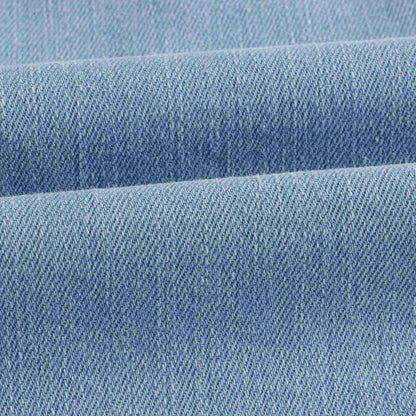 Girls Light Blue Cotton Trousers