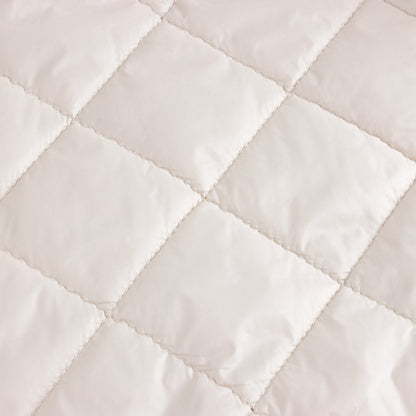 女童棕色格子羊毛外套