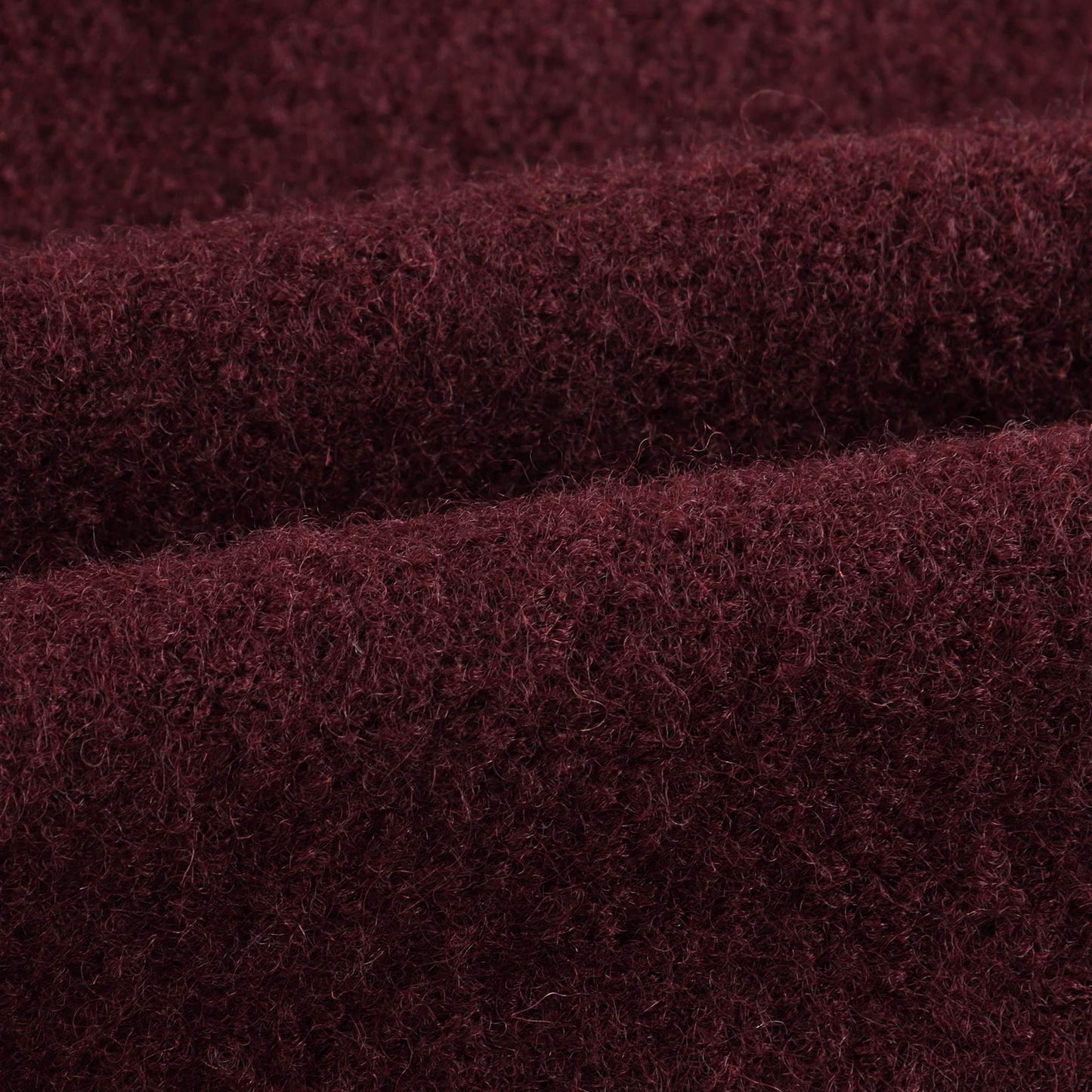 女童深红色羊毛夹克