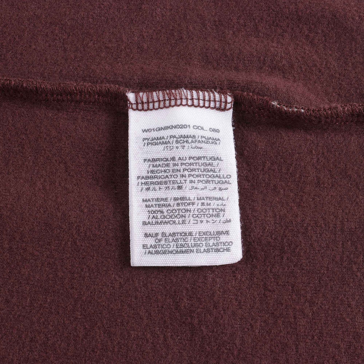 女童深红色棉套装