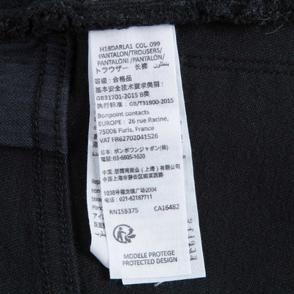 女童黑色牛仔裤