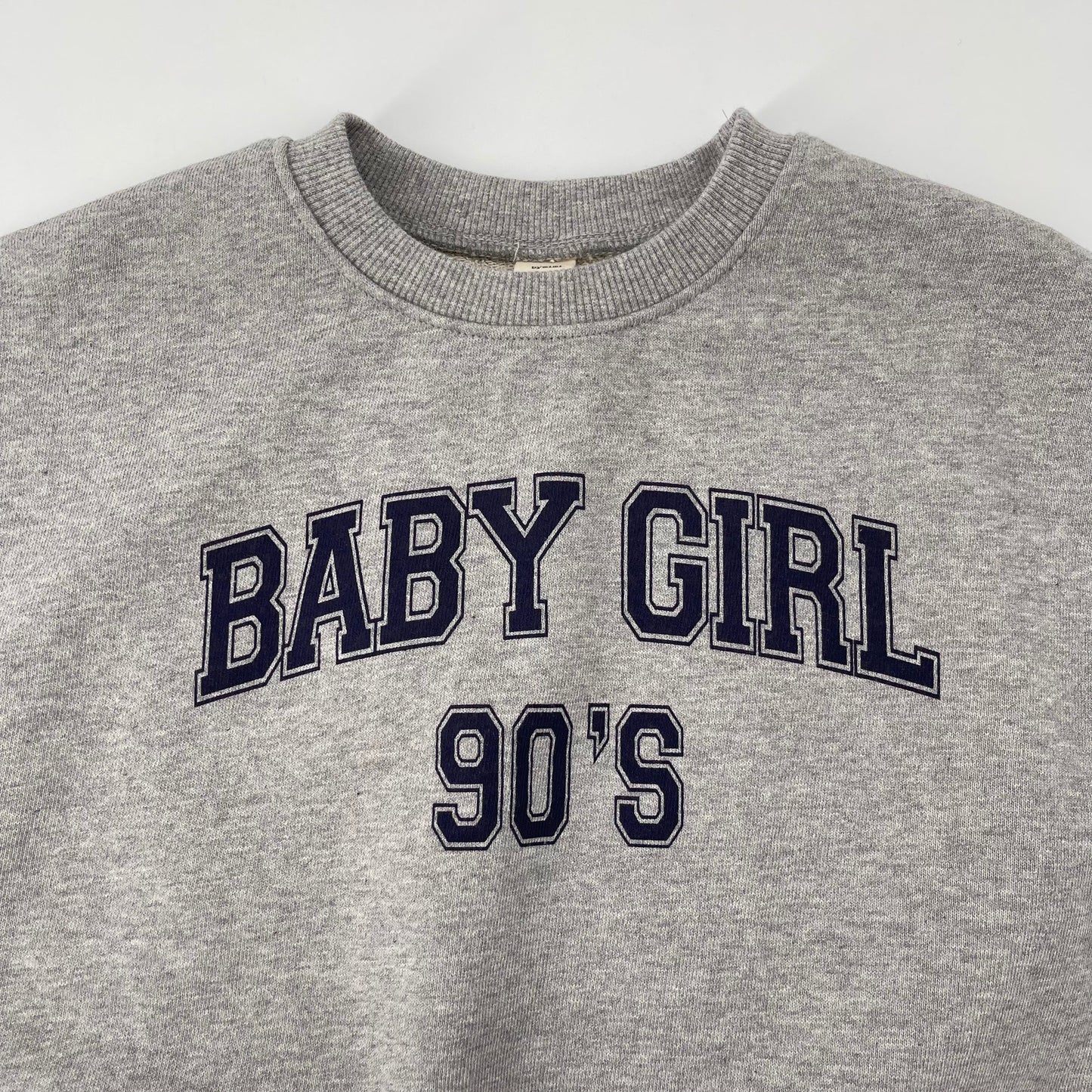 女童灰色Logo棉背心