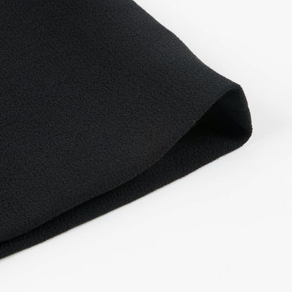 Girls Black "DG" Wool Dress