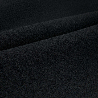 Girls Black "DG" Wool Dress