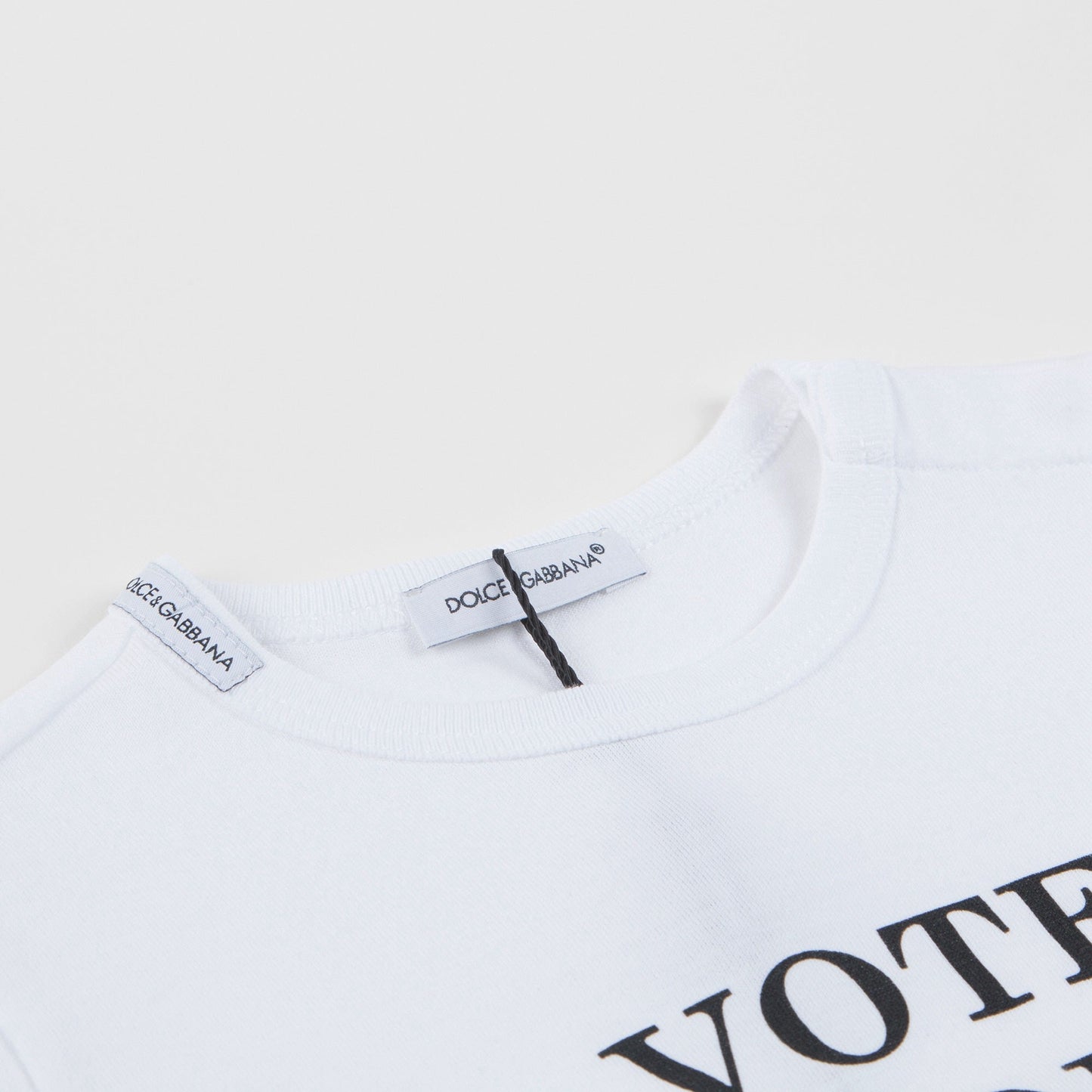 Baby Boys Dark White Pringting Cotton T-shirt