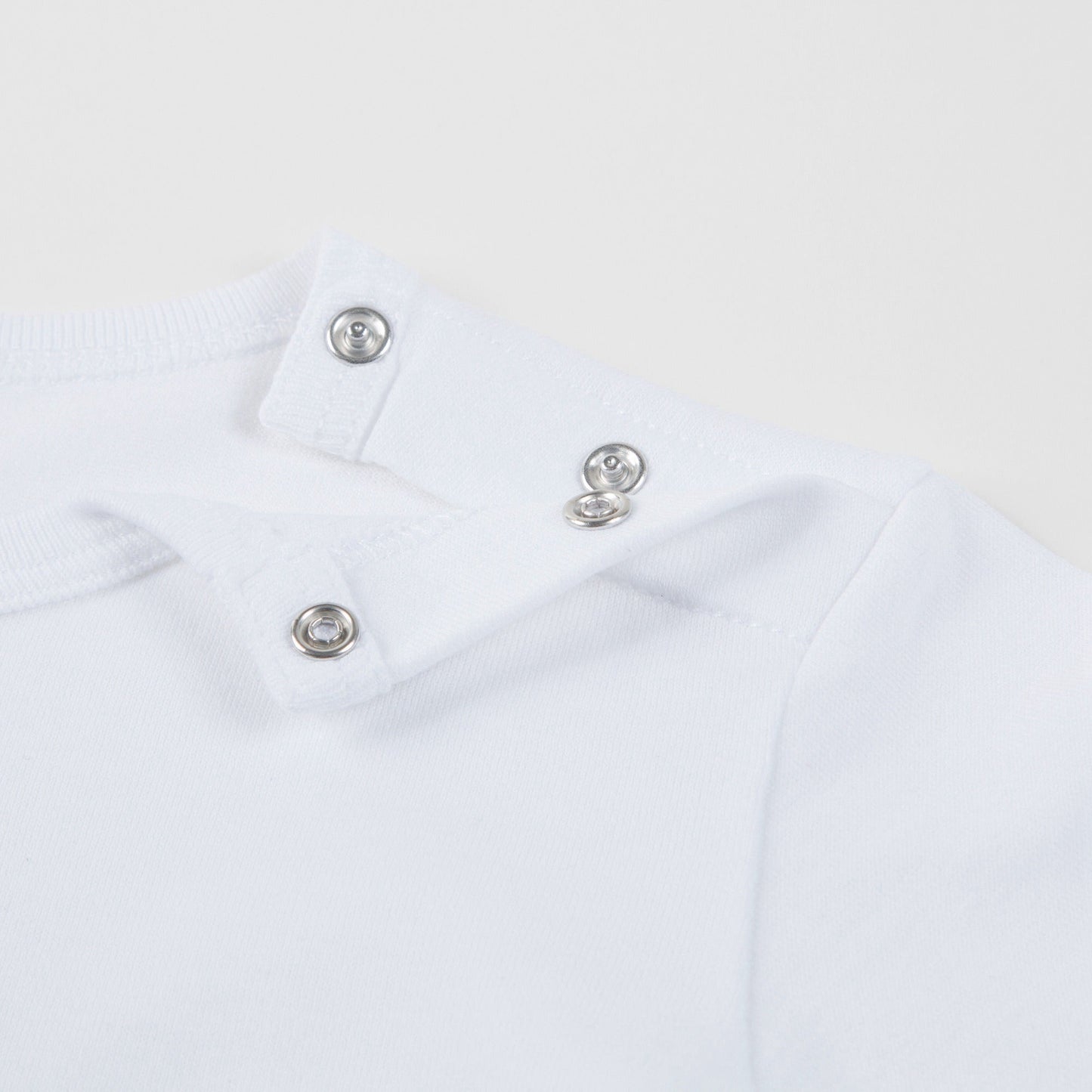 Baby Boys Dark White Pringting Cotton T-shirt